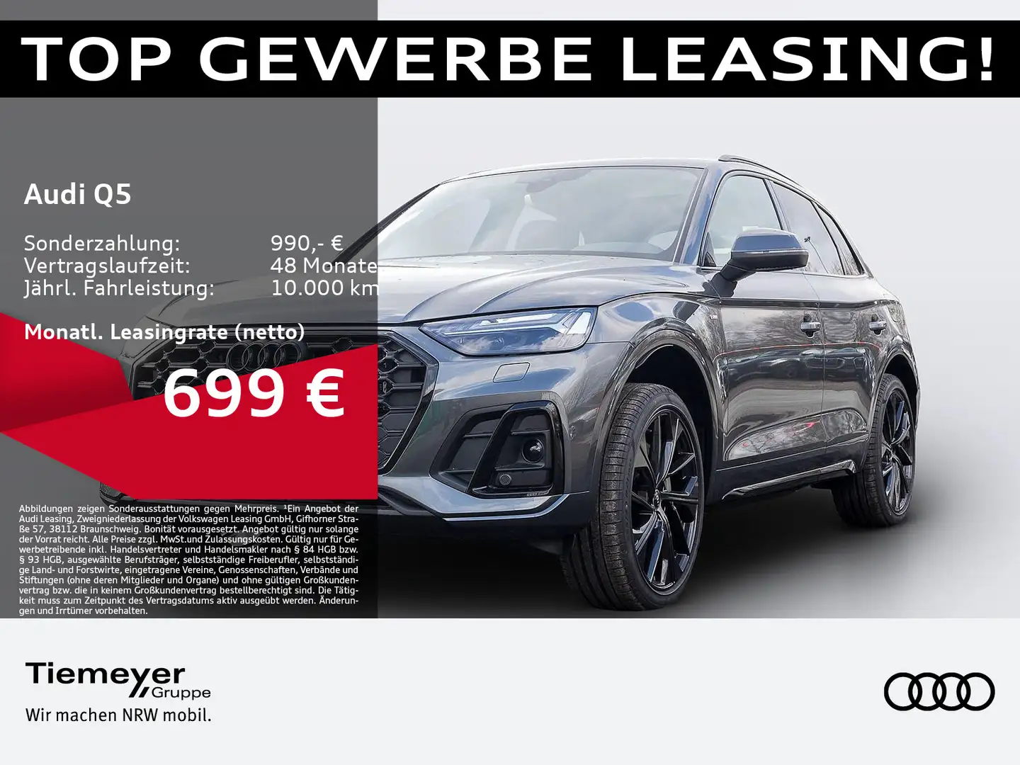 Audi Q5 55 TFSIe Q 2x S LINE LM21 KAMERA NAVI+ BuO S- Grau - 1