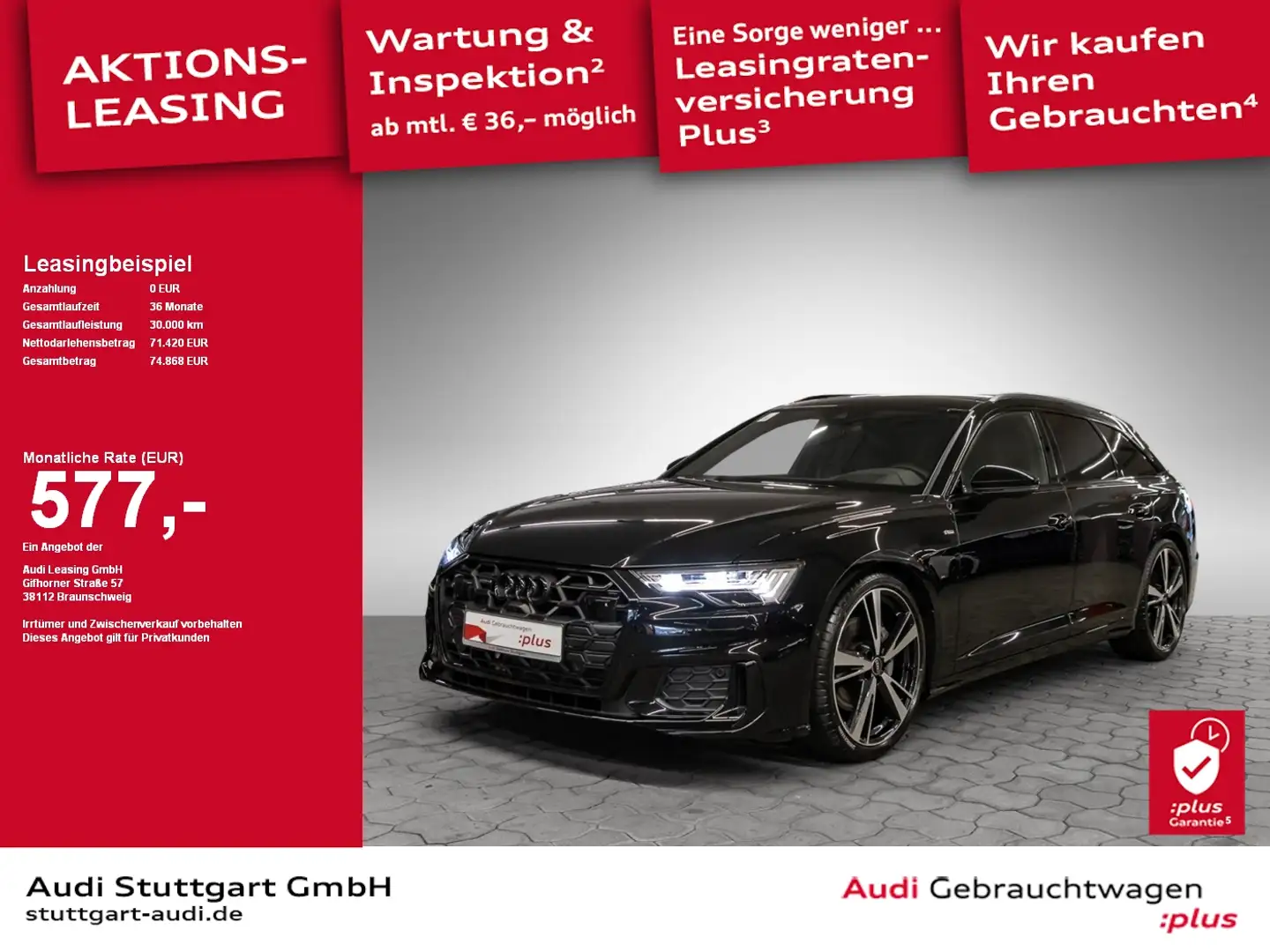 Audi A6 Avant S line 50 TDI quattro tiptronic AHK B&O Schwarz - 1