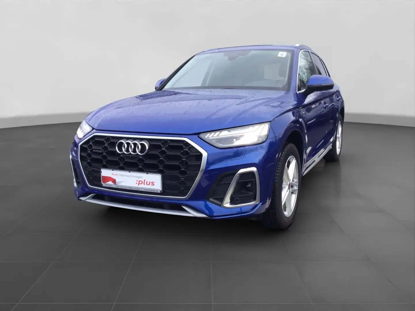 Audi Q5 50 TFSIe Q S LINE MATRIX NAVI BuO PRIVACY Blau - 2