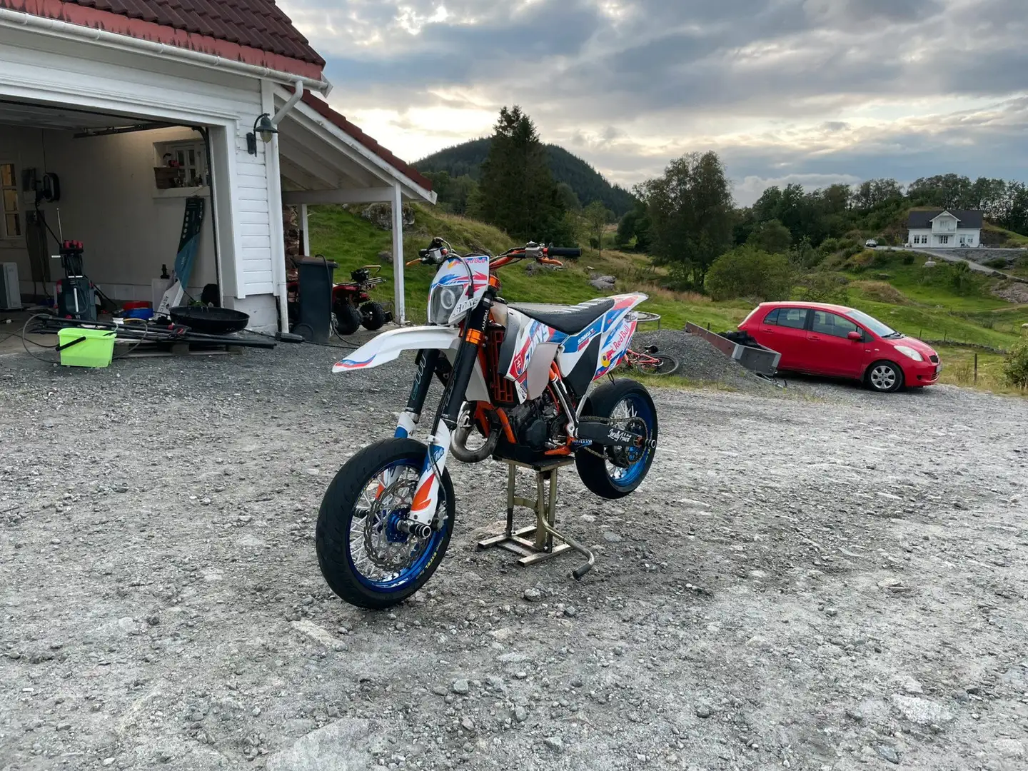 KTM 125 EXC Bianco - 1