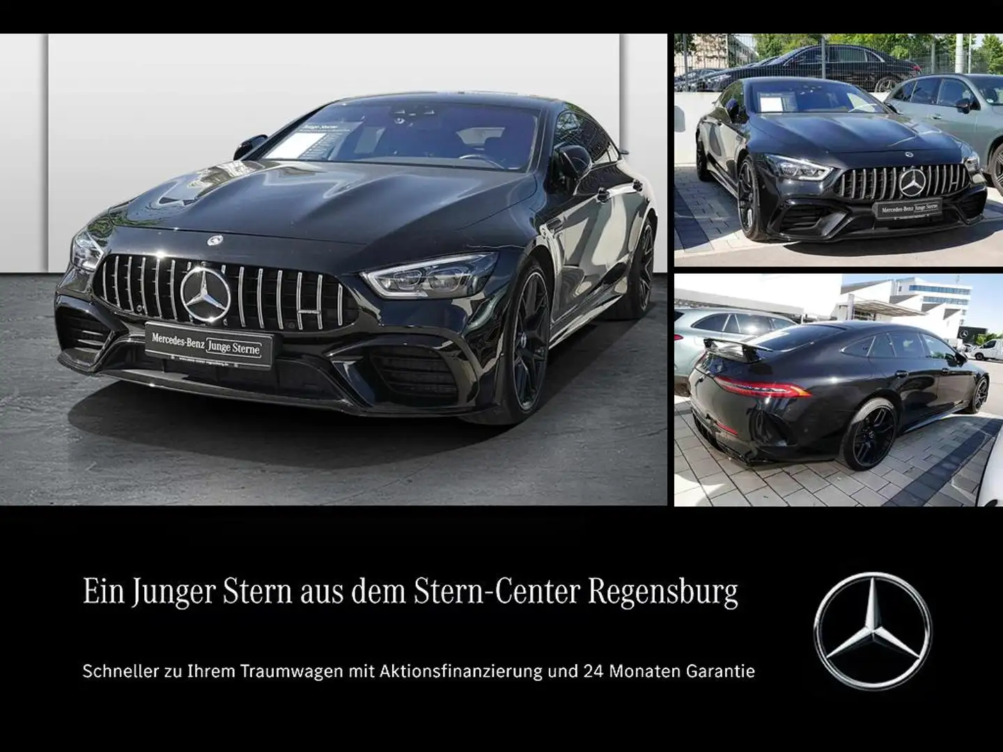 Mercedes-Benz AMG GT 4M+ AERO+PerfAGA+Sitz+DYNAMIC PLUS++ Negro - 1