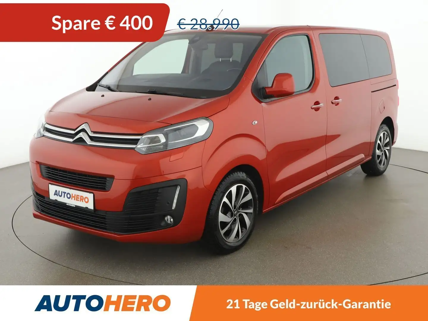 Citroen Jumpy 2.0 Blue-HDi Business Lounge M Aut. *6SITZ*PANO* Pomarańczowy - 1