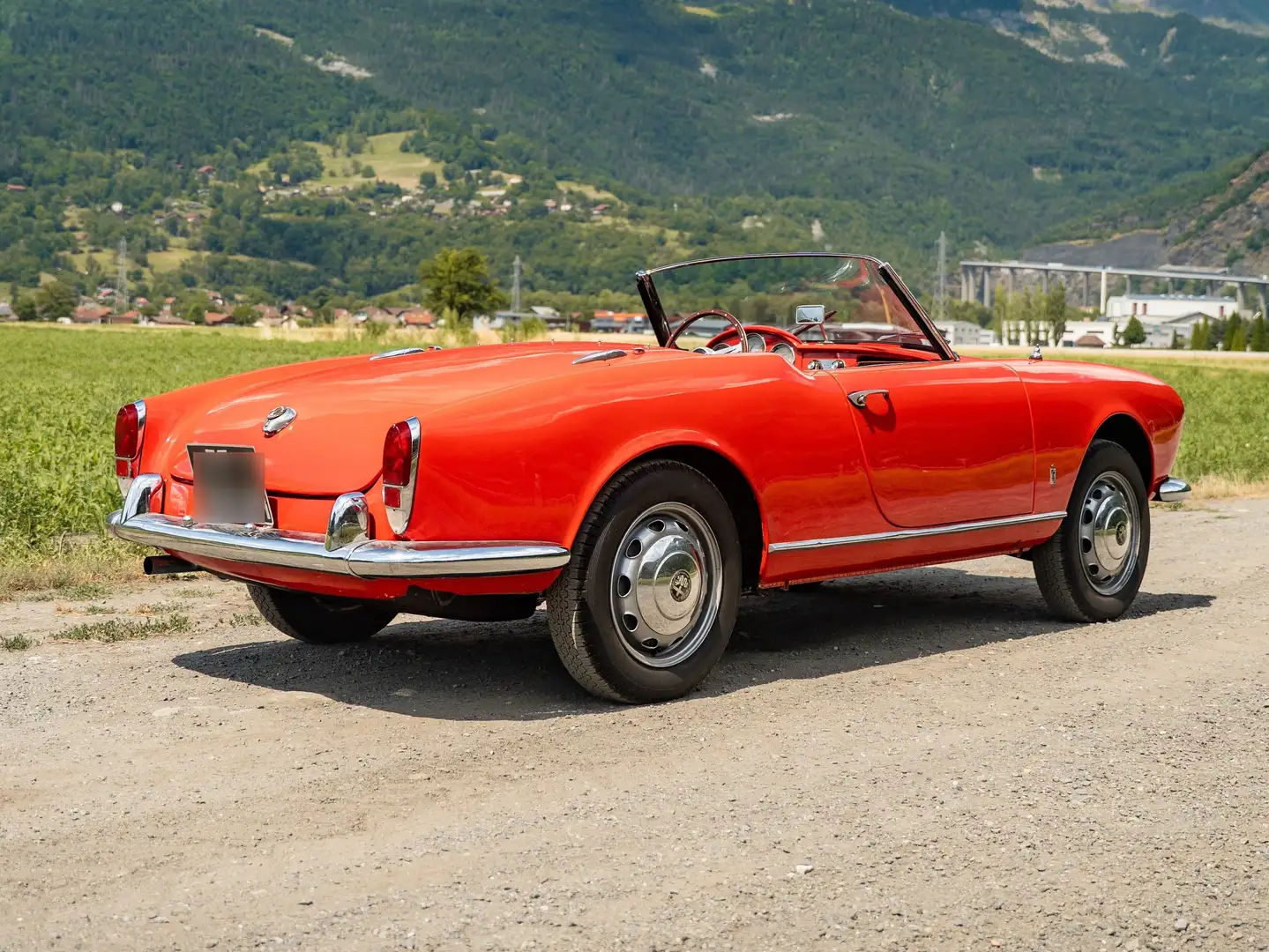Alfa Romeo Giulietta Spider Hoffman Passo Corto N°00412 Rouge - 2