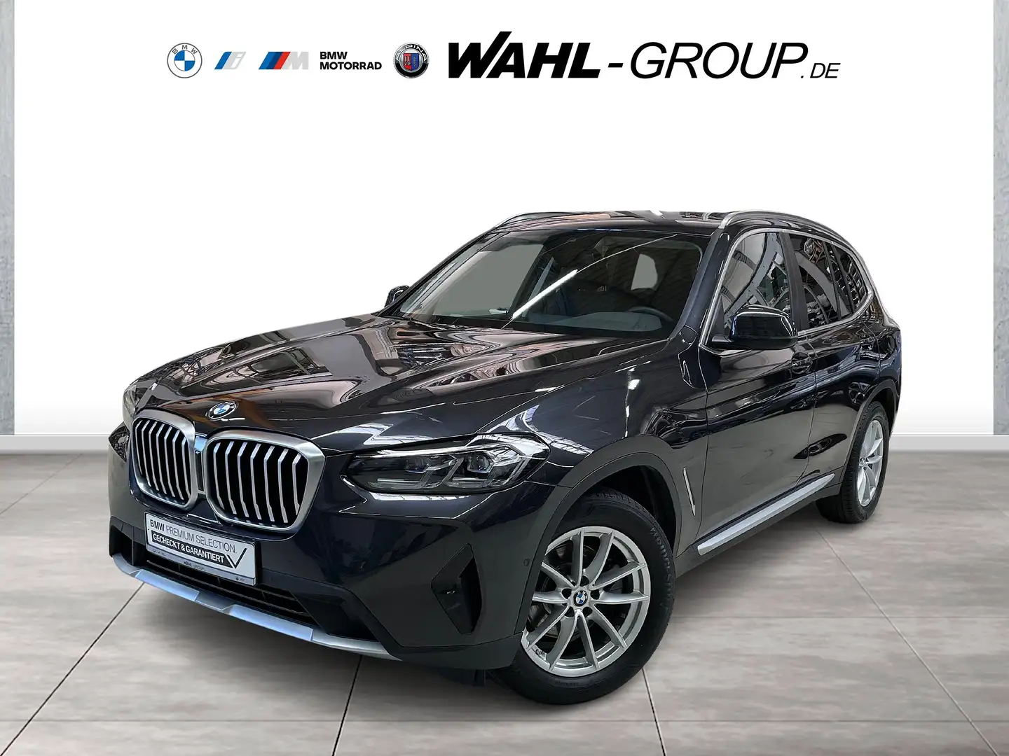 BMW X3 xDrive20d DAB LED AHK CARPLAY PARKASSIST. ALU 18" Gris - 1