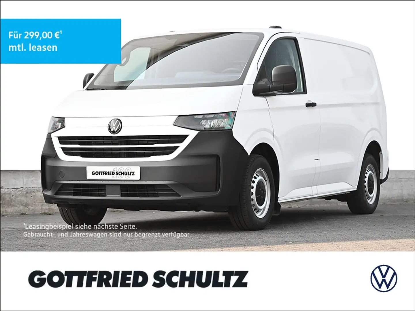 Volkswagen e-Transporter Kasten 100 kW BEV 1-Gang Radst. mm Weiß - 1