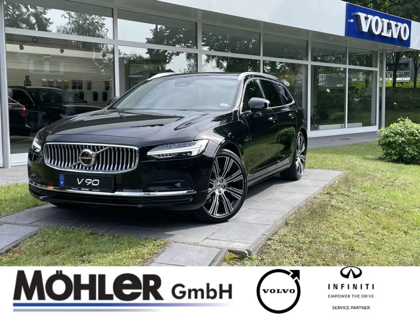 Volvo V90 B4 D Plus Bright Schwarz - 1