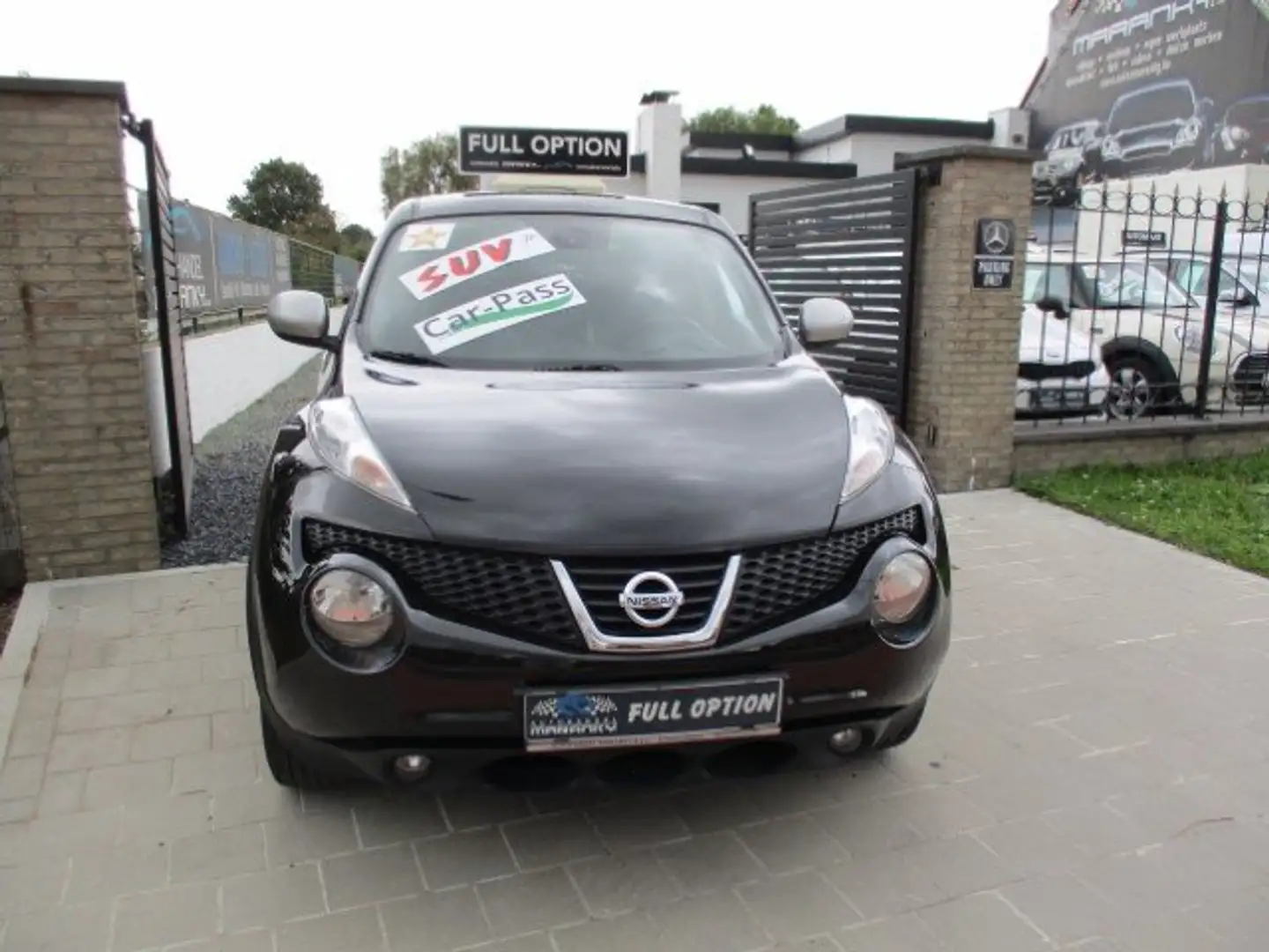 Nissan Juke 1.6I-16V BLACK EDITION FULL OPTION LEDER NAVI ALU Noir - 2