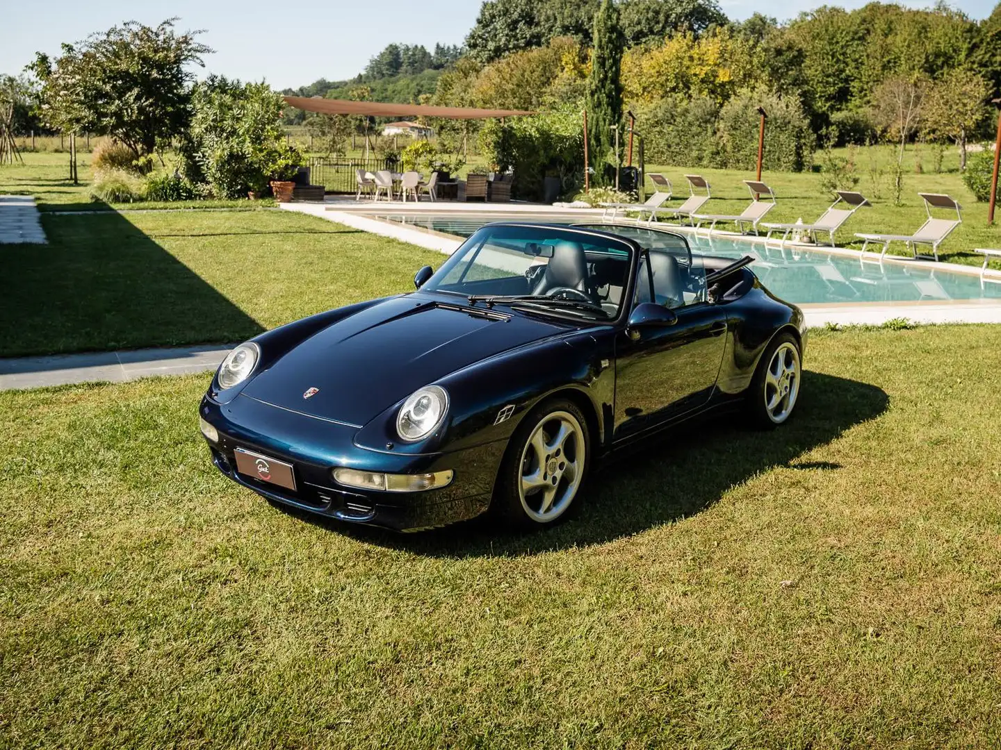 Porsche 993 Carrera 2 Cabrio RESTAURO COMPLETO Blu/Azzurro - 1