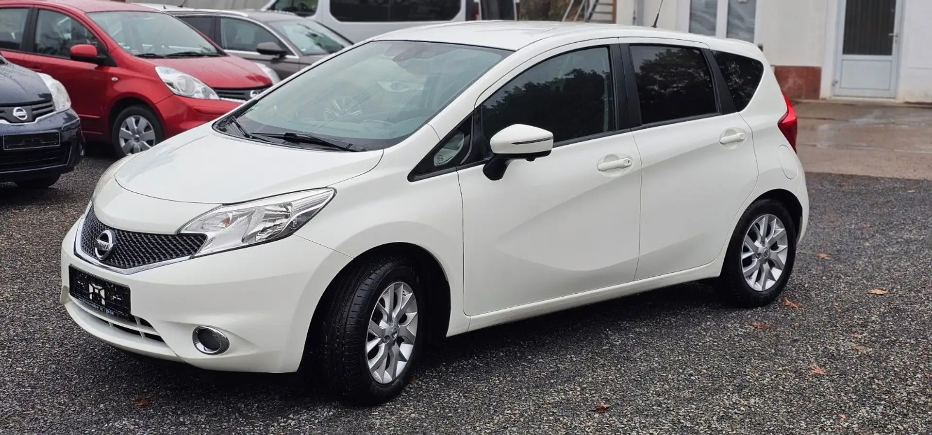 Nissan Note Acenta++KAM360°+TEMPO+KLIMAAUT+8FACH-ALU+ Weiß - 1