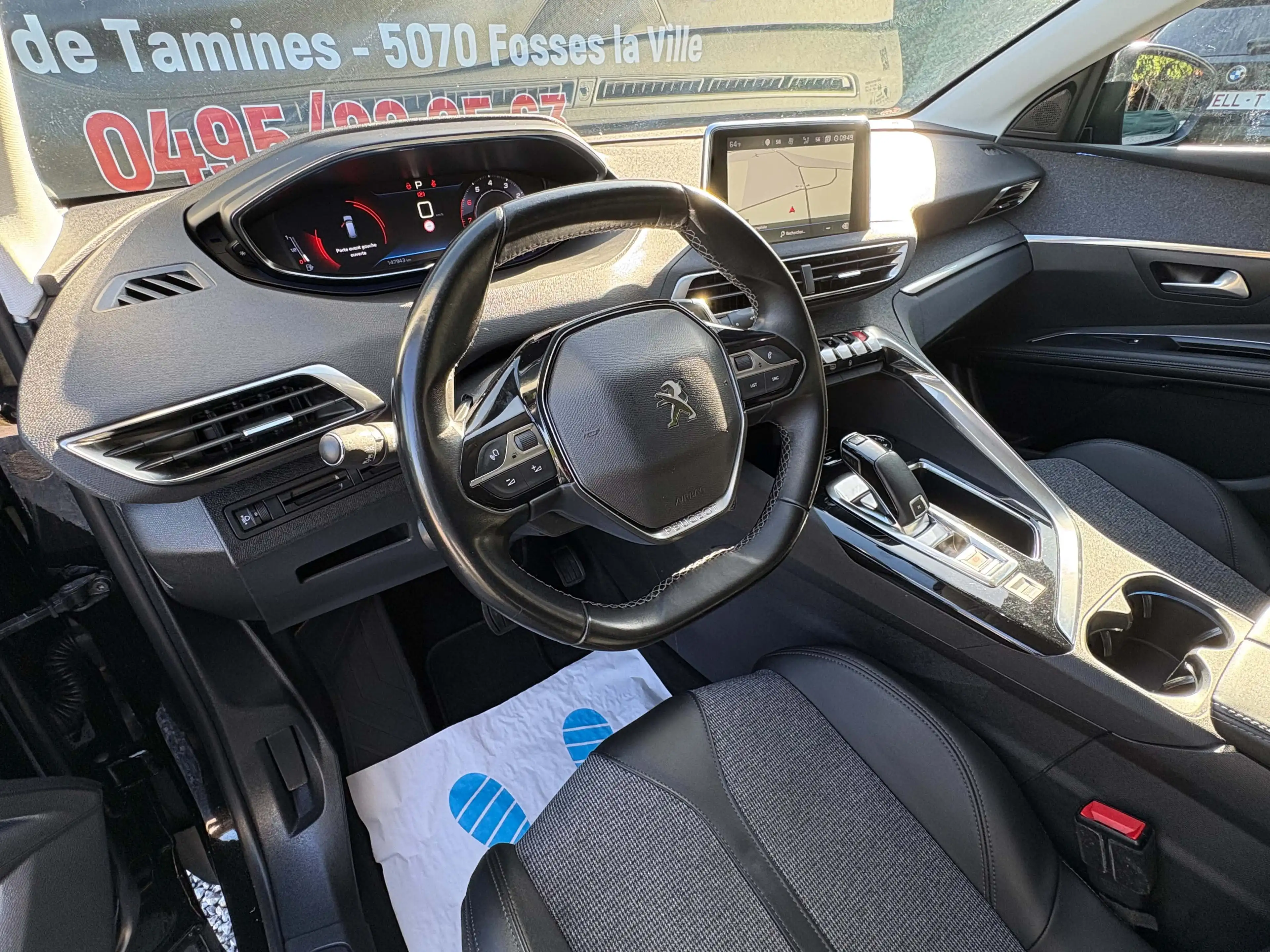 Peugeot 5008 Allure-7Places-12i-Euro6di-Boite Automatique-Palettes au Volant-I-Cockpit-PDC-GPS-LED... — photo 10