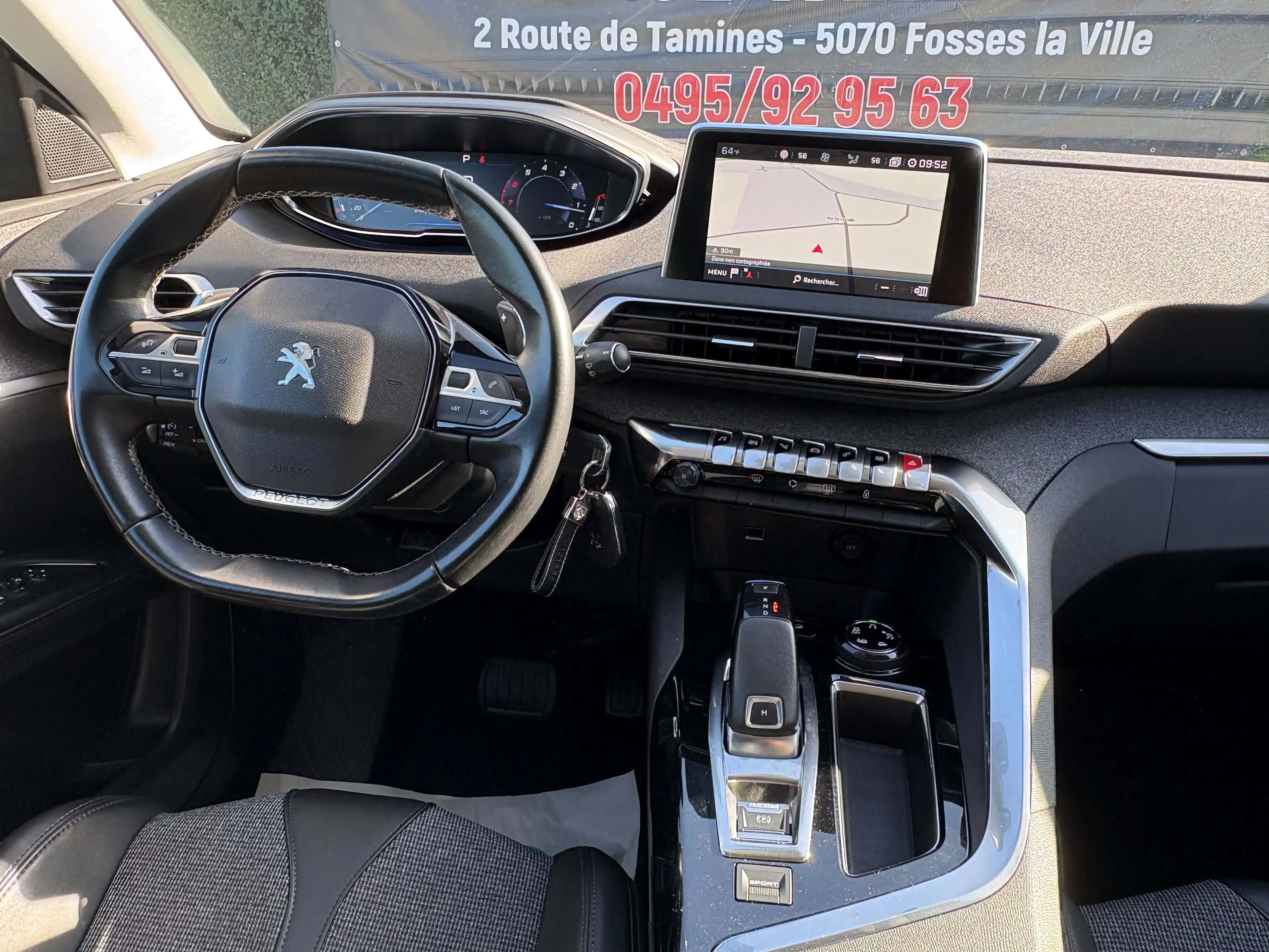 Peugeot 5008 Allure-7Places-12i-Euro6di-Boite Automatique-Palettes au Volant-I-Cockpit-PDC-GPS-LED... — photo 4