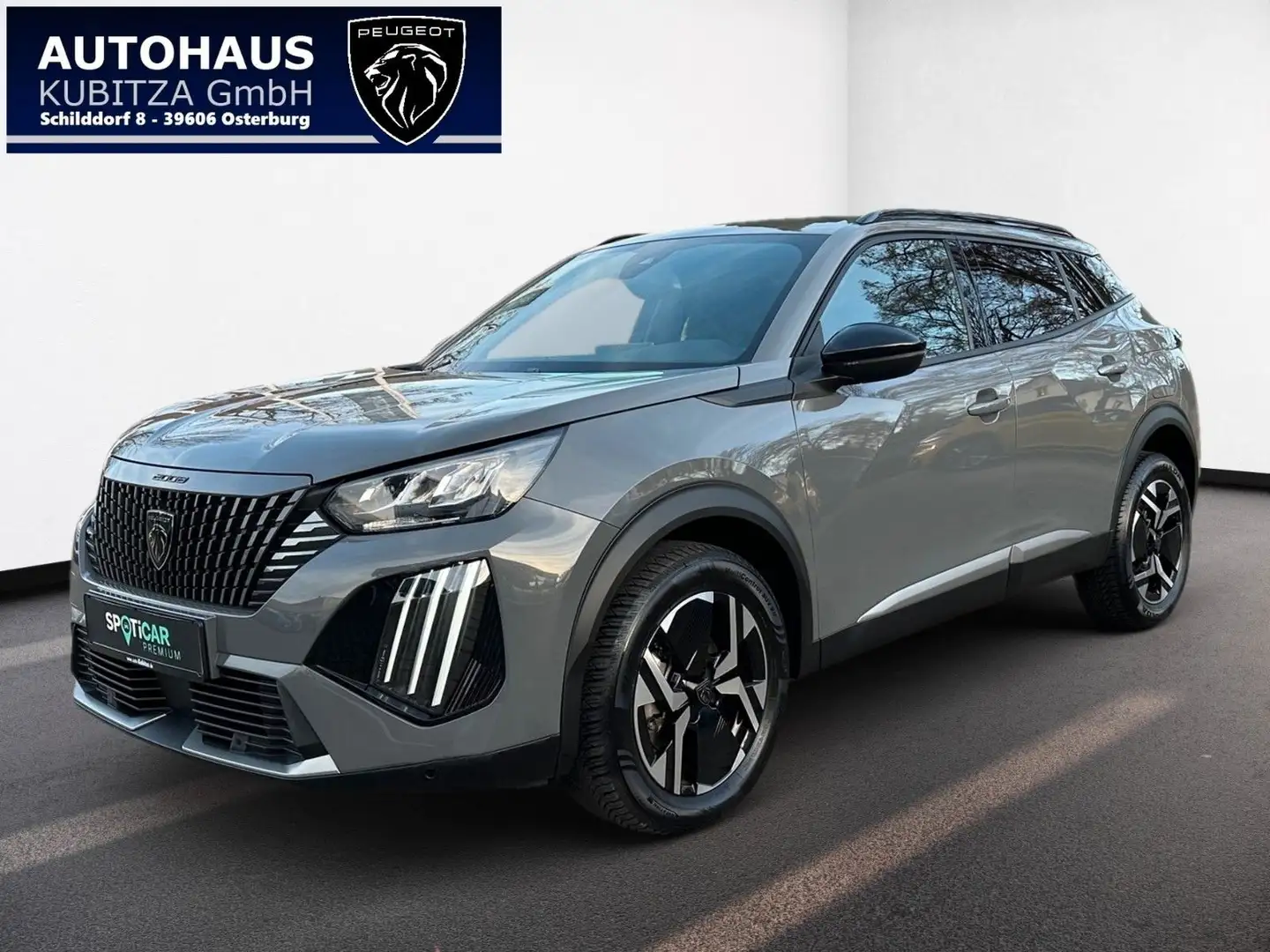 Peugeot 2008 Allure Hybrid 145 e-DSC6 *Navi*Kamera Grau - 1