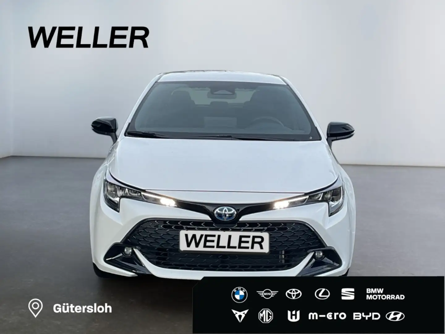 Toyota Corolla 1.8 Hybrid Comfort *LED*ACC*CAM*CarPlay* Weiß - 2