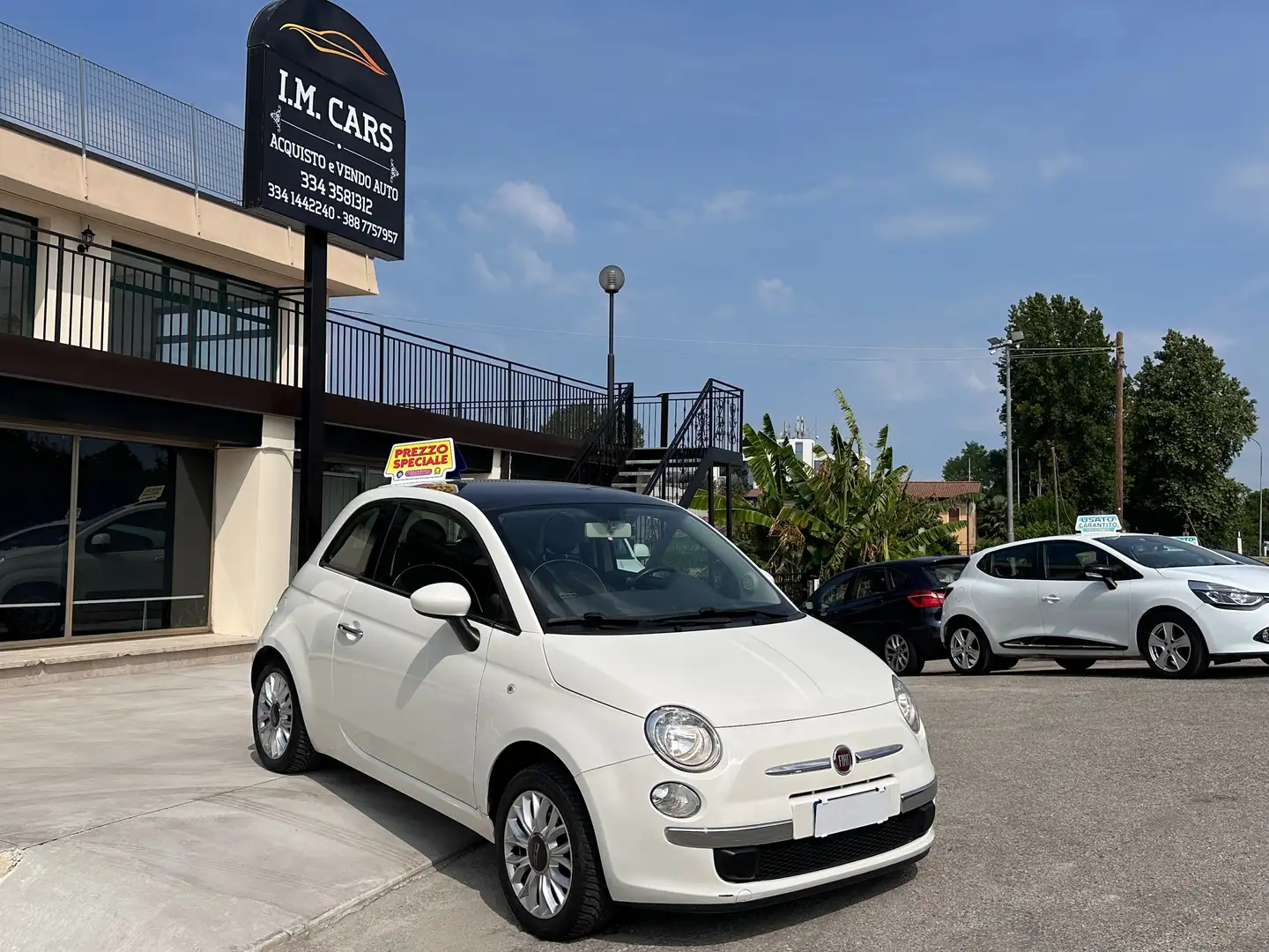 Fiat 500 1.2 Lounge 69cv my14 Bianco - 1