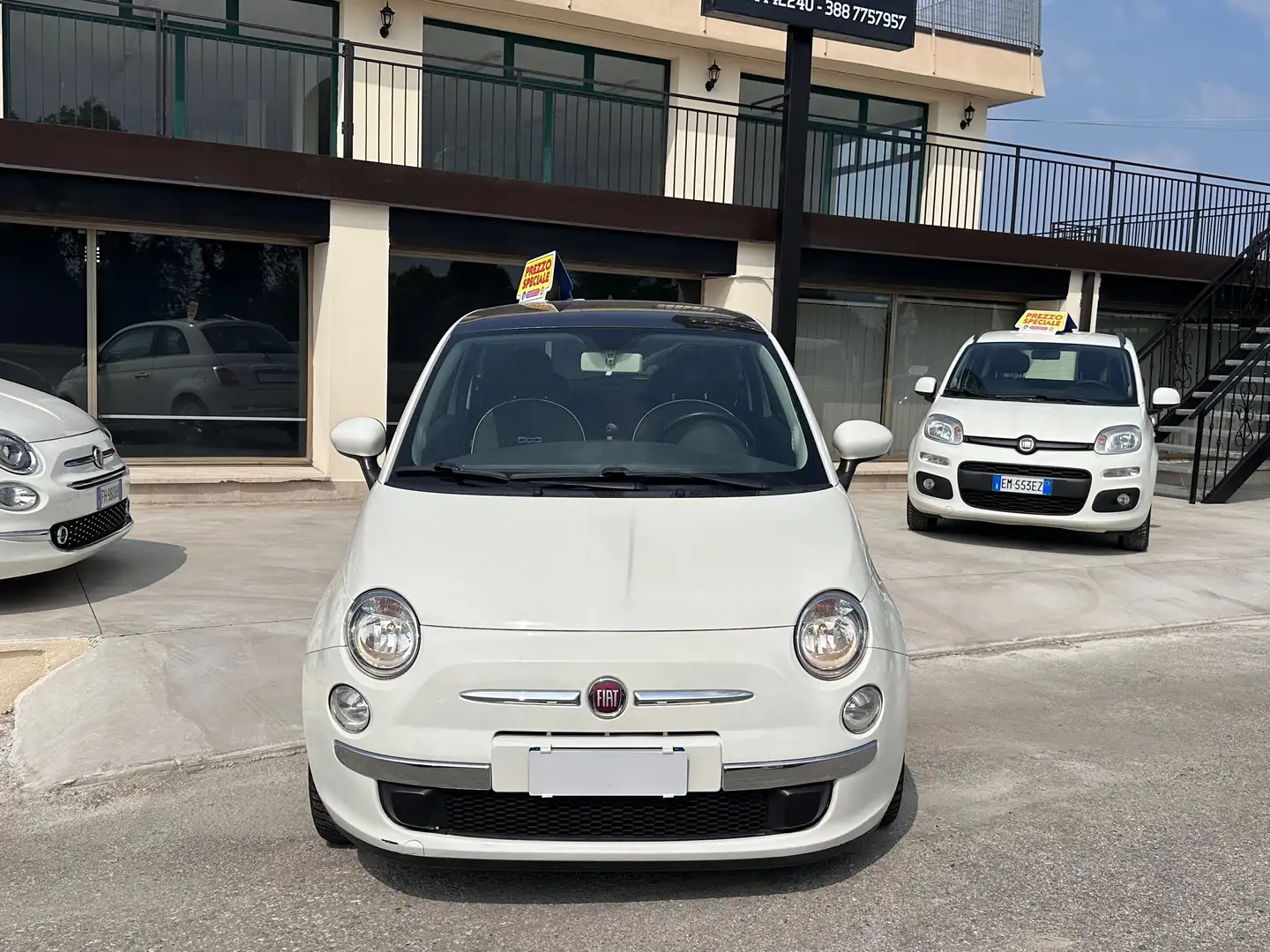 Fiat 500 1.2 Lounge 69cv my14 Bianco - 2