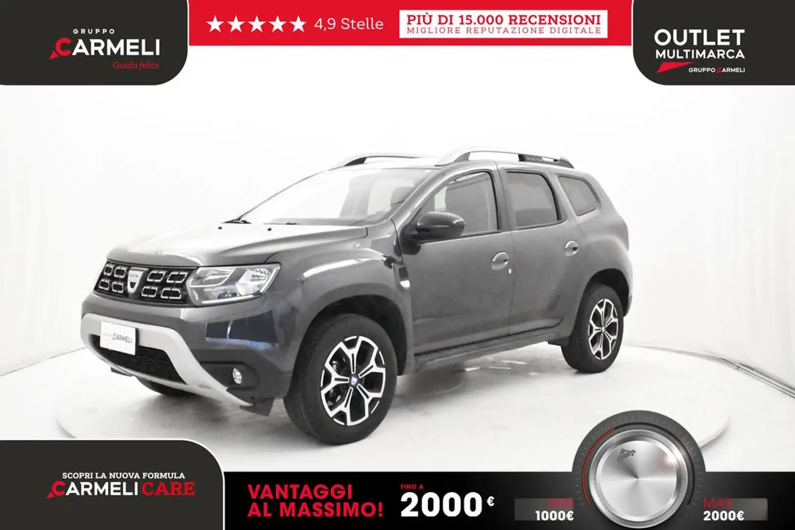 Dacia Duster 1.0 tce 15th Anniversary Eco-g 4x2 100cv Šedá - 1