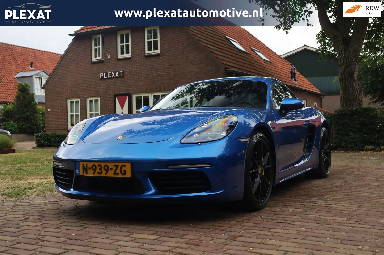 Porsche 718 Cayman 2.0 PDK. | Uniek | Dealeronderhouden | Spor Blau - 1