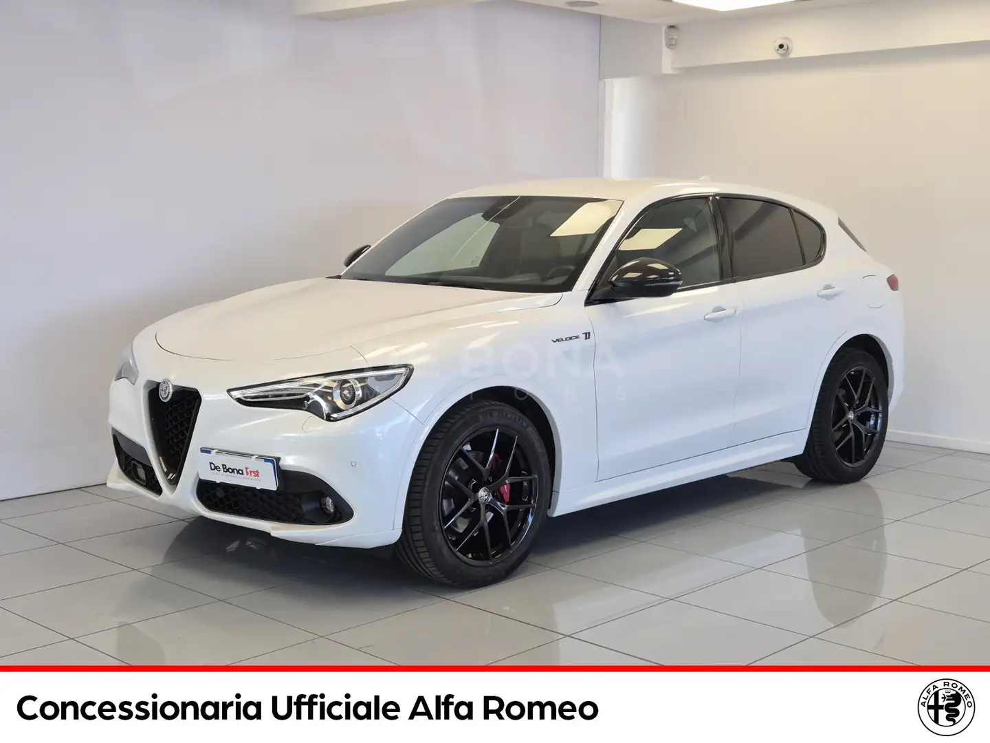 Alfa Romeo Stelvio 2.2 t veloce ti q4 210cv auto Weiß - 1