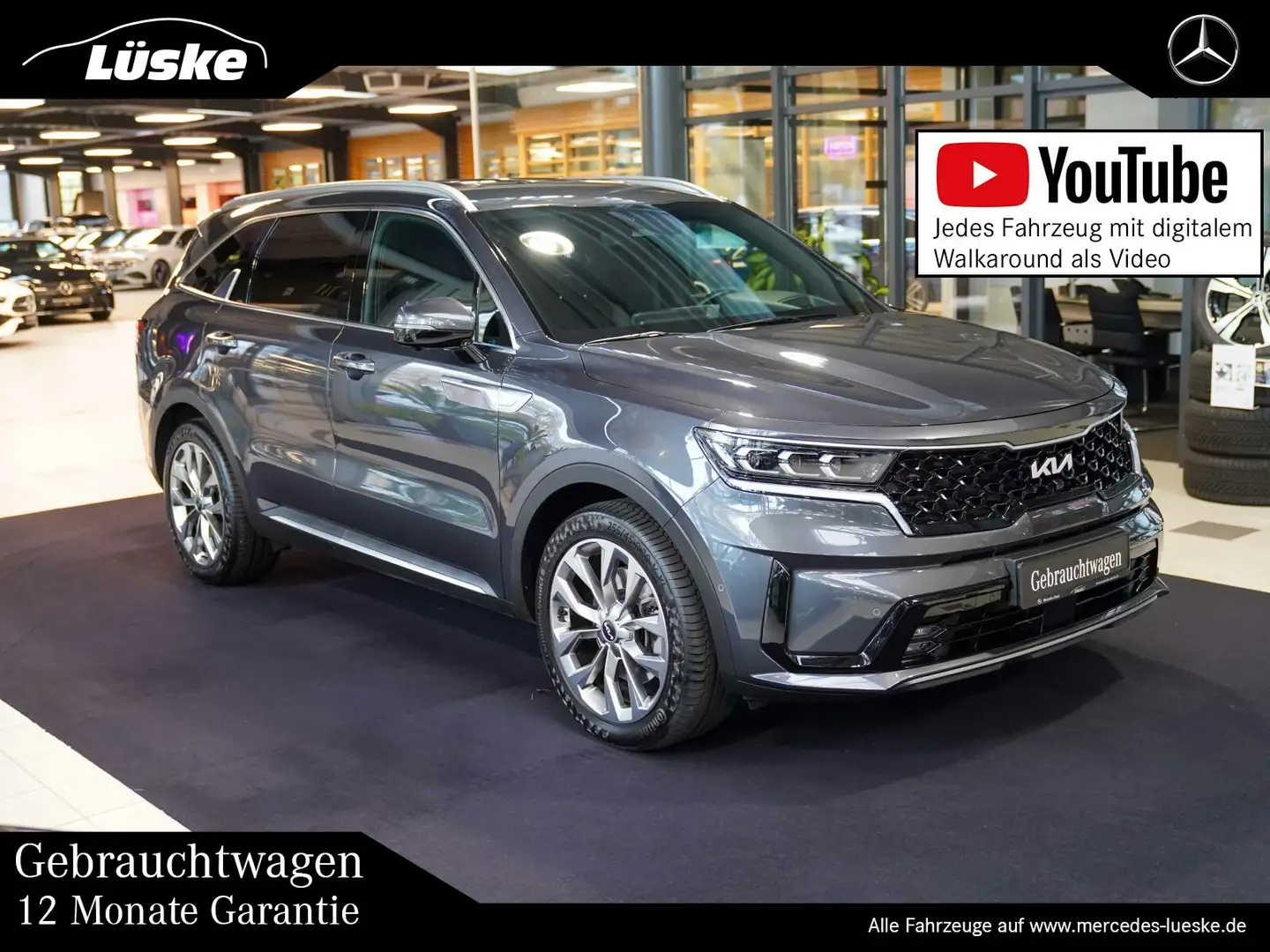 Kia Sorento Sorento 2.2 CRDi 4WD Platinum Nappa 7-Sitzer AHK Gris - 1