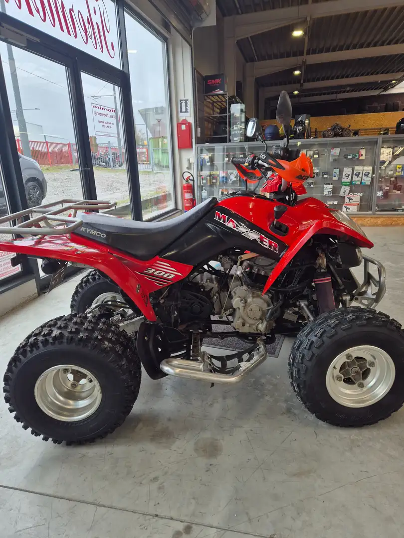 Kymco Maxxer 300 Rojo - 2