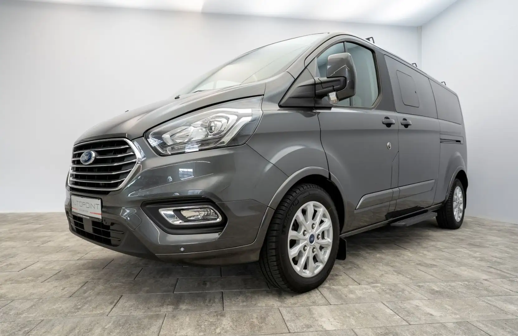Ford Tourneo Custom L2 Titanium X °Garantie 05.2028° Gris - 1