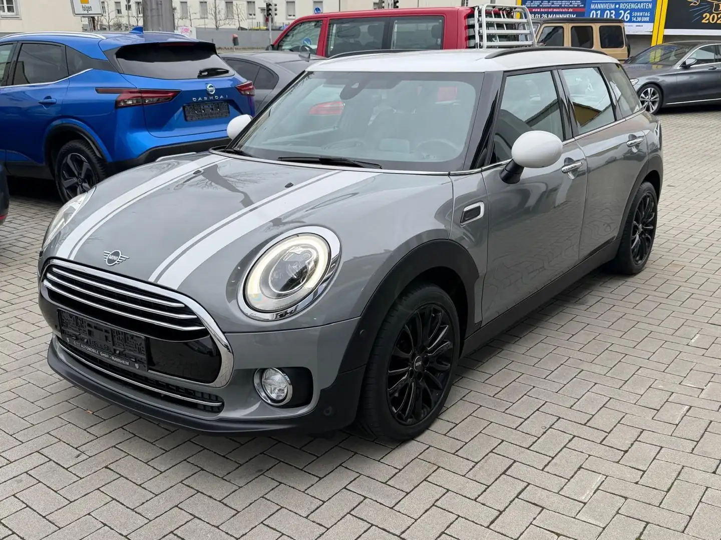 MINI Cooper Clubman 1.5 Aut.-HeadUp-H&K-Kamera-BiLED Gris - 1