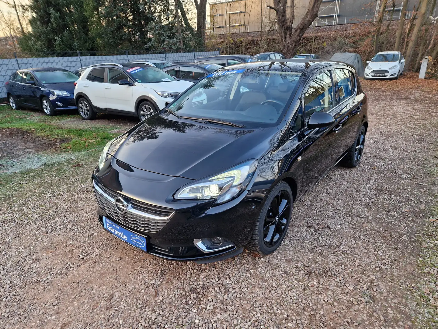 Opel Corsa E 1.4T Klimatro 88Tkm Xenon LED 17" Sitzhz Tempoma Nero - 1