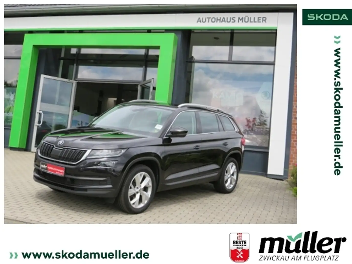 Skoda Kodiaq Style 4x4 140kW StHZ RFK ACC DSG Zwart - 1