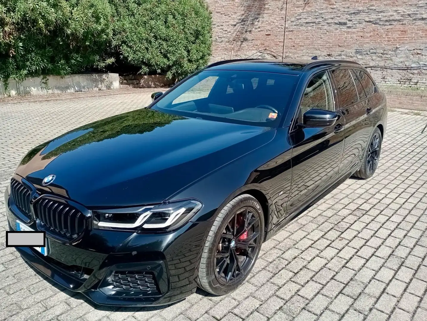 BMW 520 Serie 520D Touring X drive M Sport Nero - 2