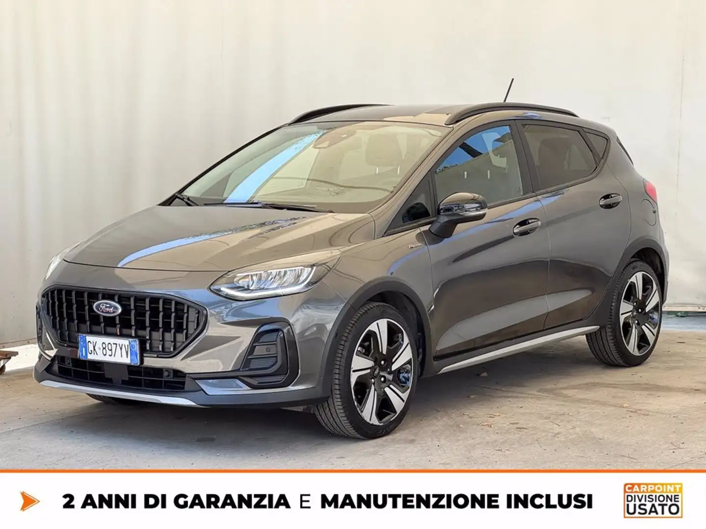 Ford Fiesta active 1.0 ecoboost h 125cv Gris - 1