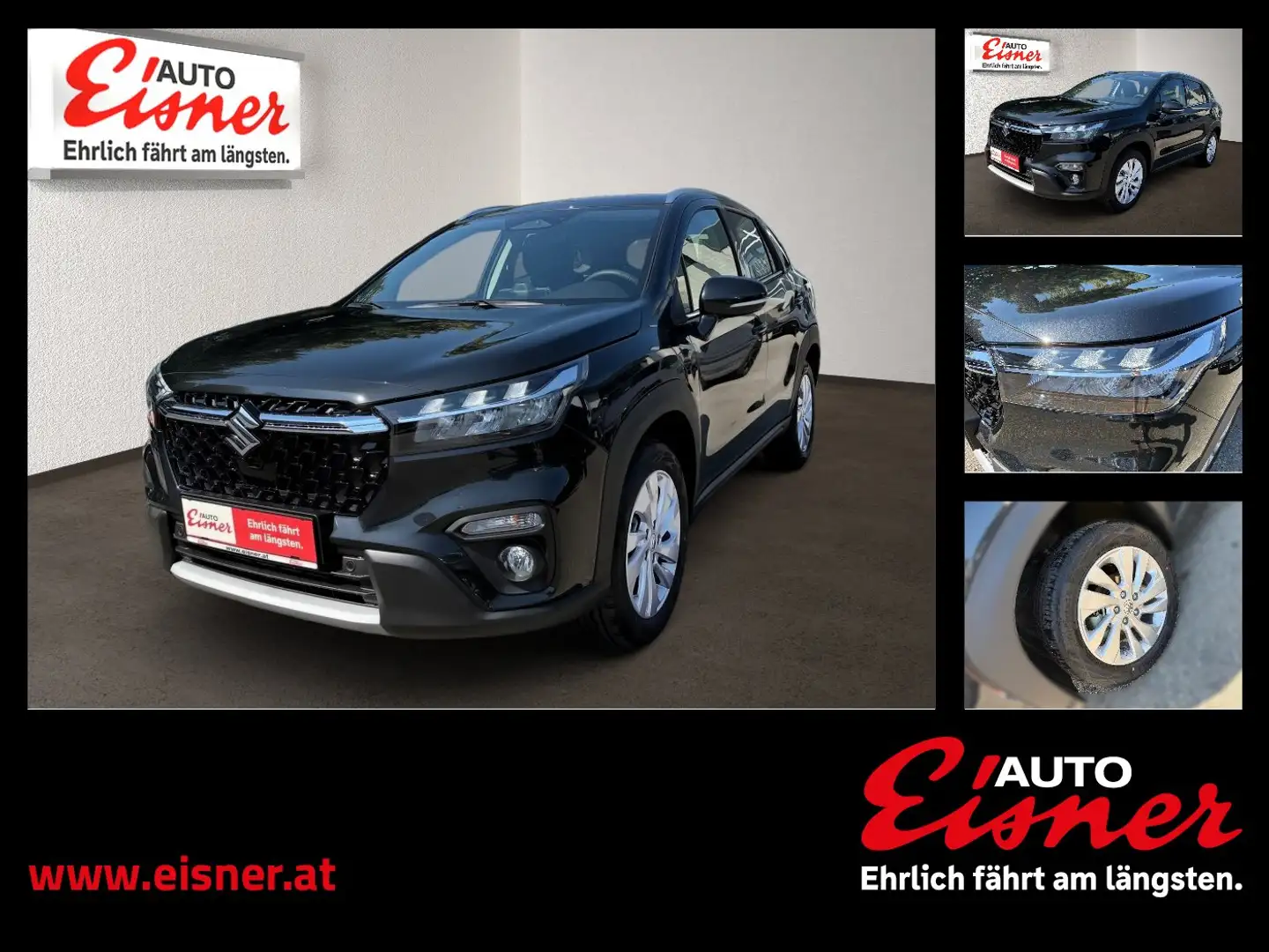 Suzuki S-Cross 1.4 GL+ Hybrid 4WD 6AT Shine 2xKlima ACC Schwarz - 1