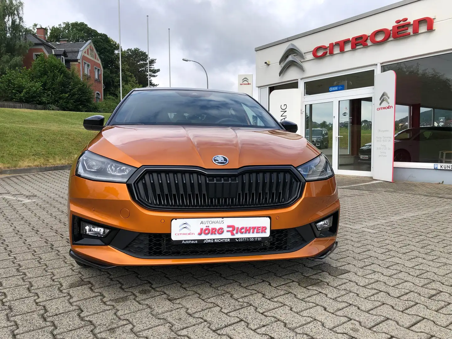 Skoda Fabia Monte Carlo Viel Extras !!! Оранжевый - 2