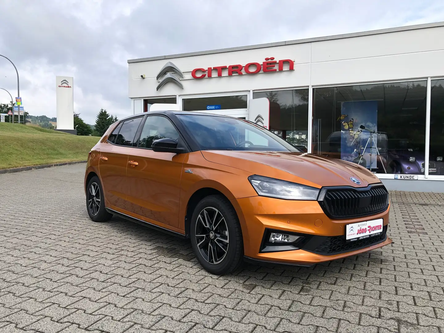 Skoda Fabia Monte Carlo Viel Extras !!! Оранжевый - 1