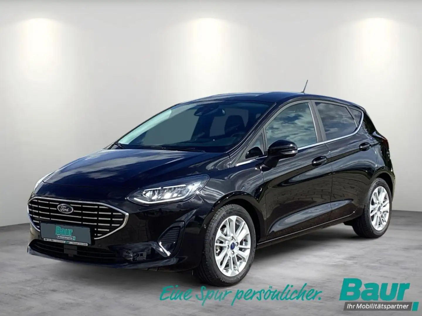 Ford Fiesta 1.0 EcoBoost Hybrid S&S TITANIUM X WinterPaket Schwarz - 1