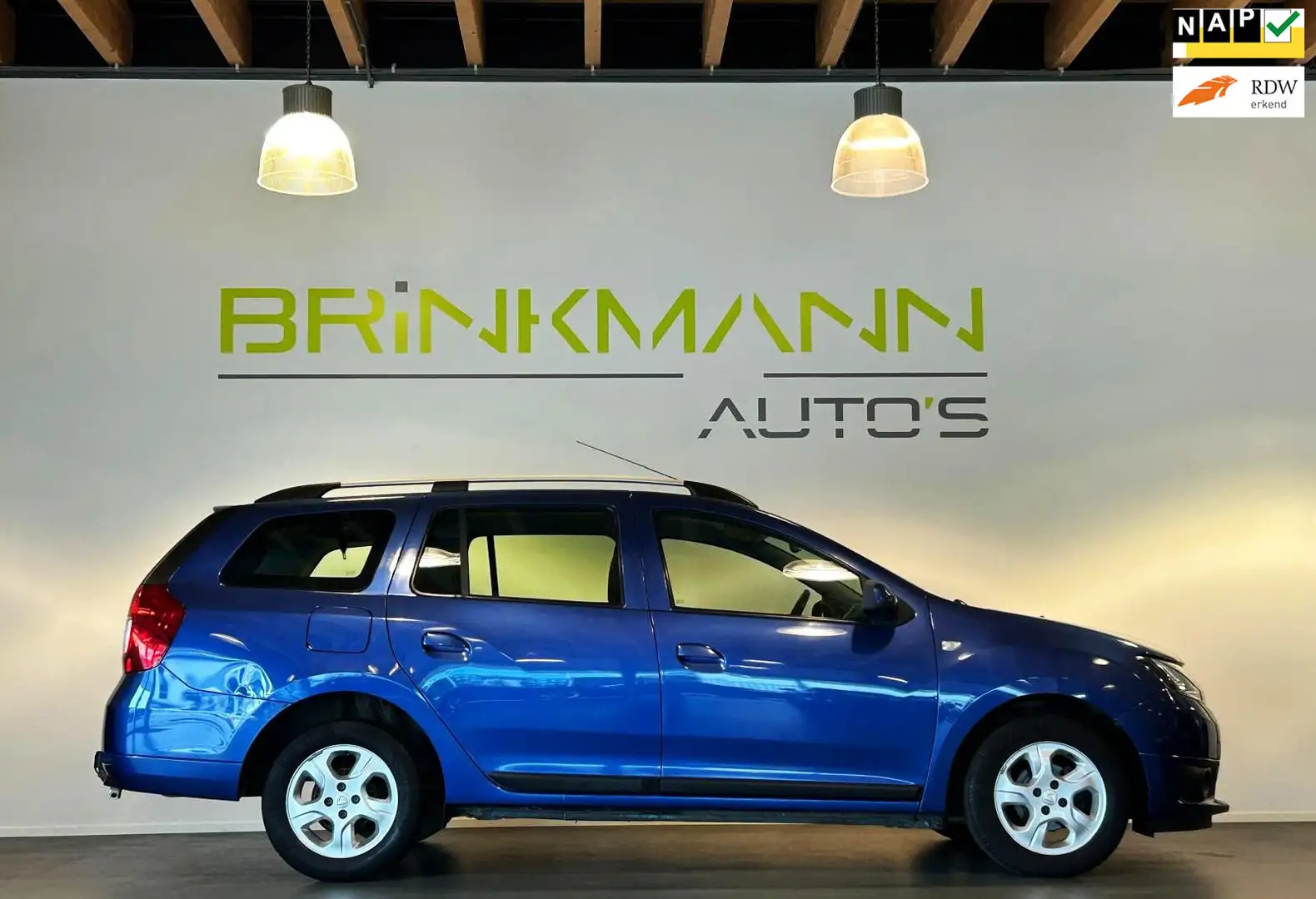 Dacia Logan MCV 0.9 TCe Prestige - Leer - Airco - Tr.Haak. Blauw - 1