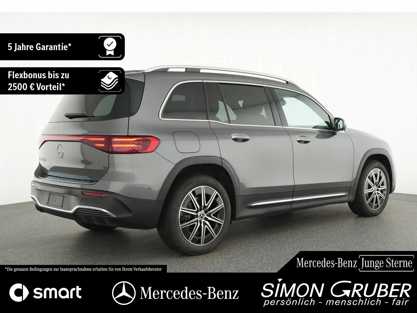 Mercedes-Benz EQB 250 + AMG HUD Burm Pano Memo 360 7Sitze Grau - 2