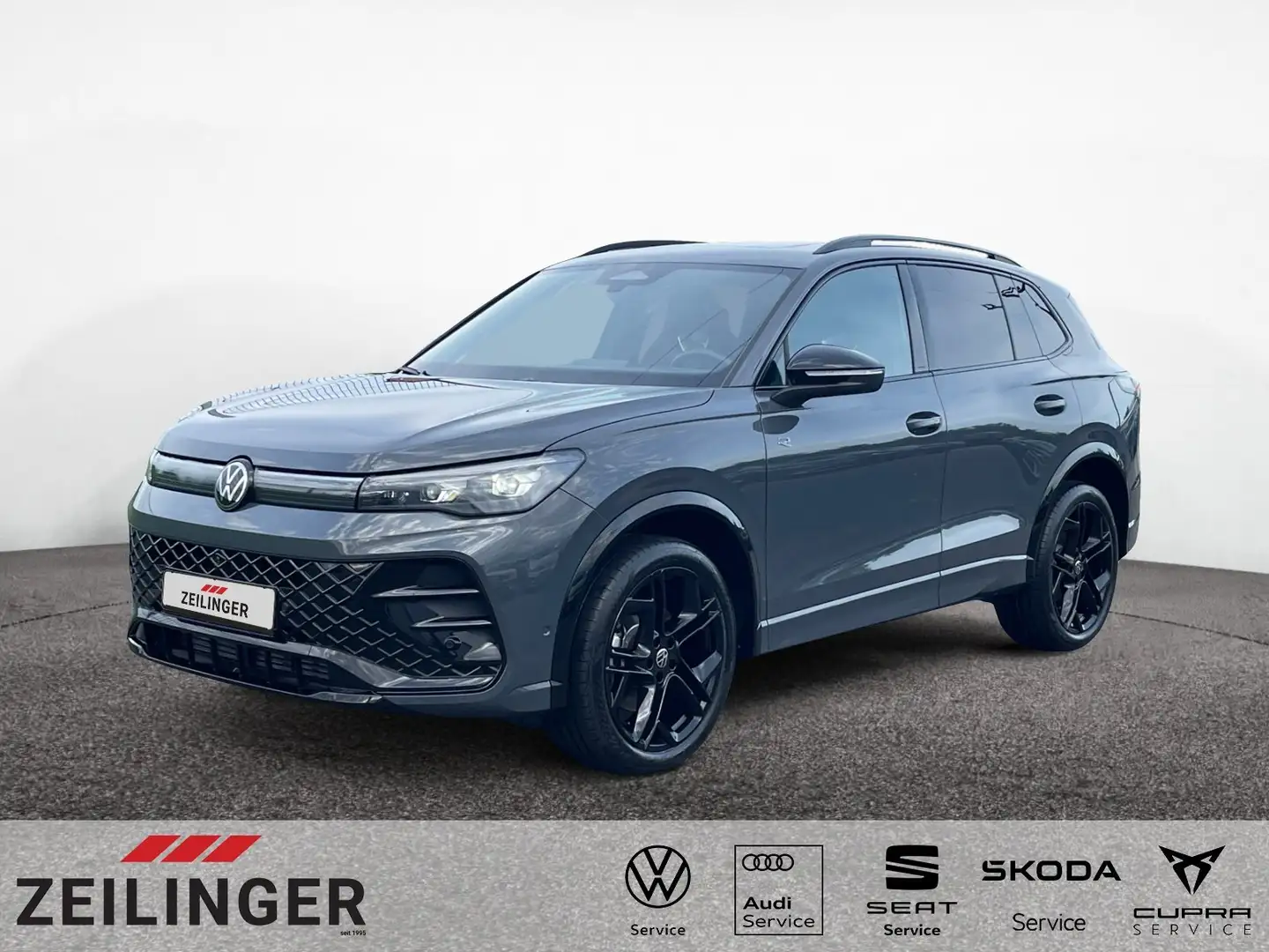 Volkswagen Tiguan R-Line 4Mo. TDI DSG|PANO|AHK|eHECK|DCC Grau - 1