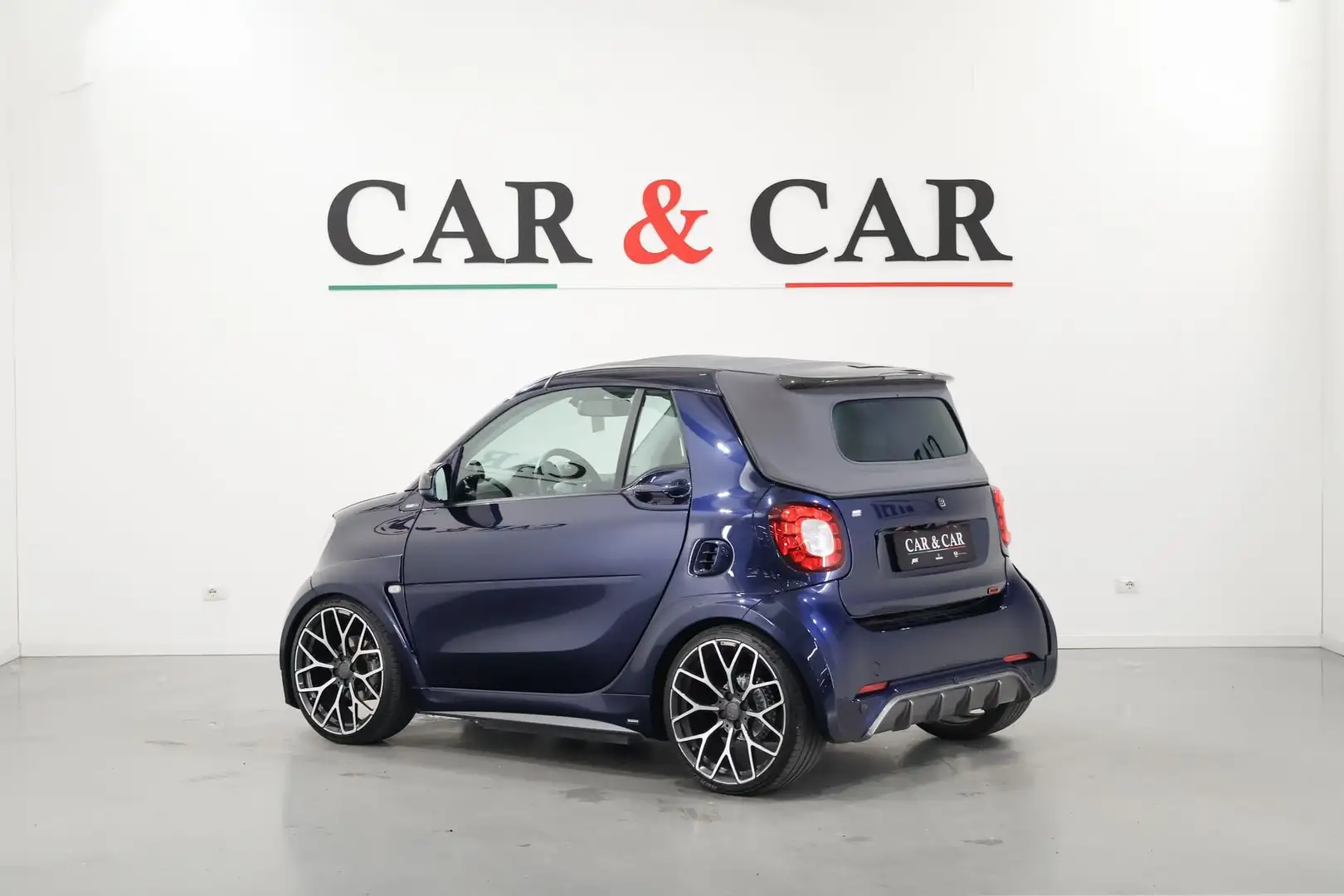 smart brabus EQ 60kw Brabus cabrio Blau - 2