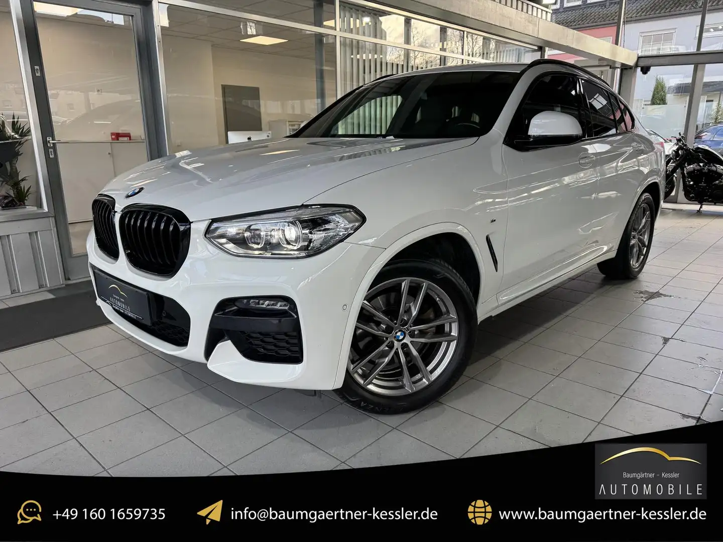 BMW X4 xDrive 20d Steptronic M-SPORT LED KAMERA AHK Blanc - 1