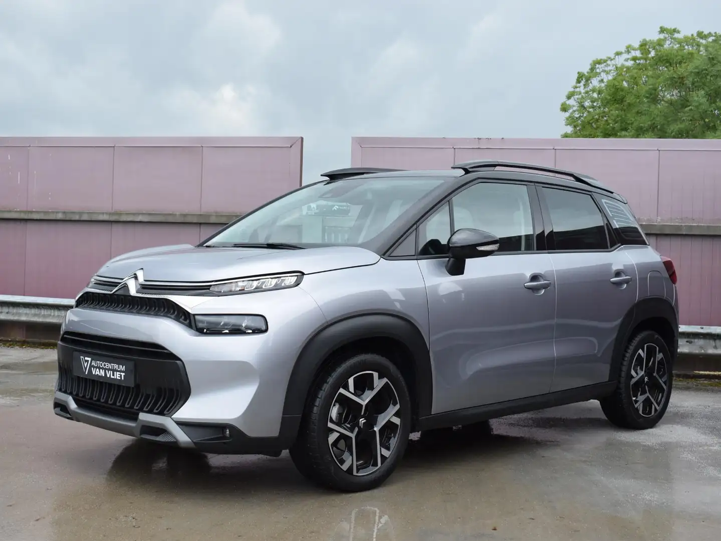 Citroen C3 Aircross 1.2 PureTech Max ACHTERUITRIJCAMERA MET SENSOREN | Grijs - 2