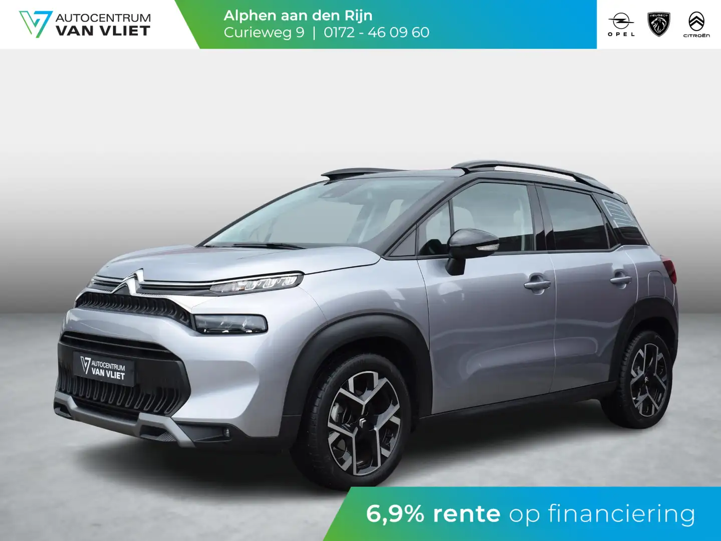 Citroen C3 Aircross 1.2 PureTech Max ACHTERUITRIJCAMERA MET SENSOREN | Grijs - 1