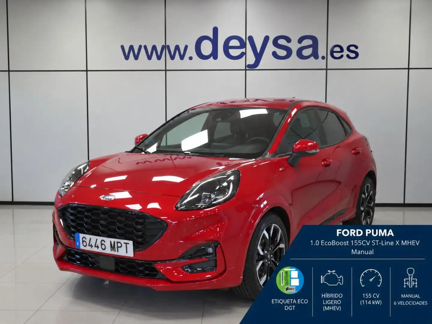 Ford Puma 1.0 EcoBoost MHEV ST-Line X 155 Rojo - 1