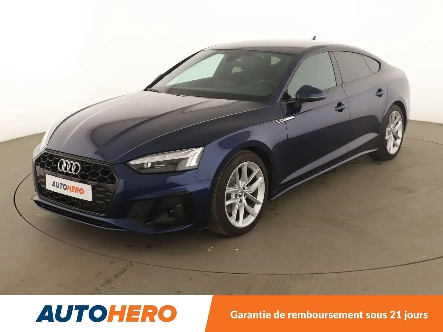 Audi A5 40 TFSI S Line S Tronic 7 Bleu - 1