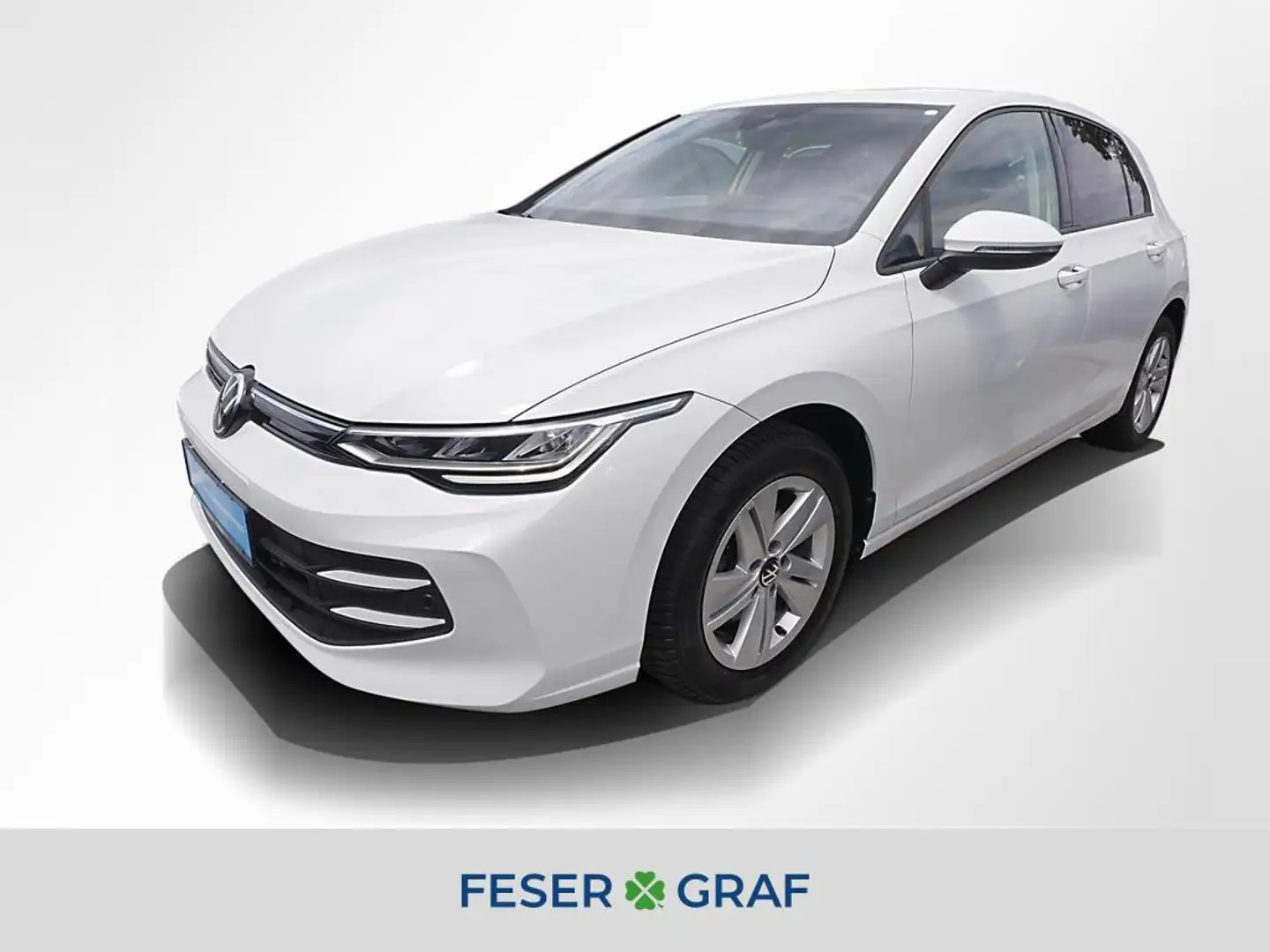 Volkswagen Golf 8 1.5 TSI Life ACC LED HuD Navi Sitzh. Weiß - 1