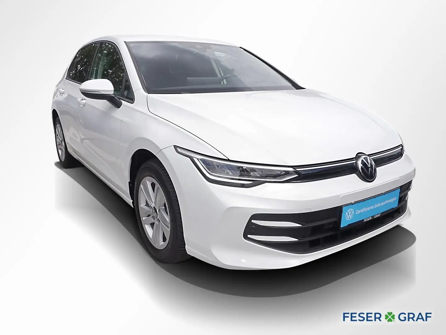 Volkswagen Golf 8 1.5 TSI Life ACC LED HuD Navi Sitzh. Weiß - 2