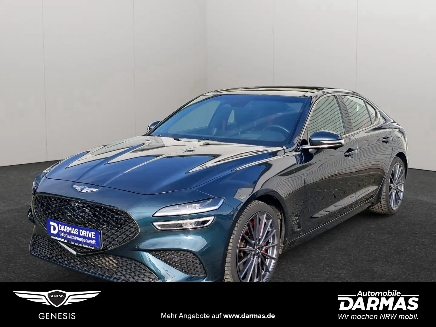 Genesis G70 G70 AWD Sport 2.2 CRDI GSD Nappa Leder HUD Blau - 1