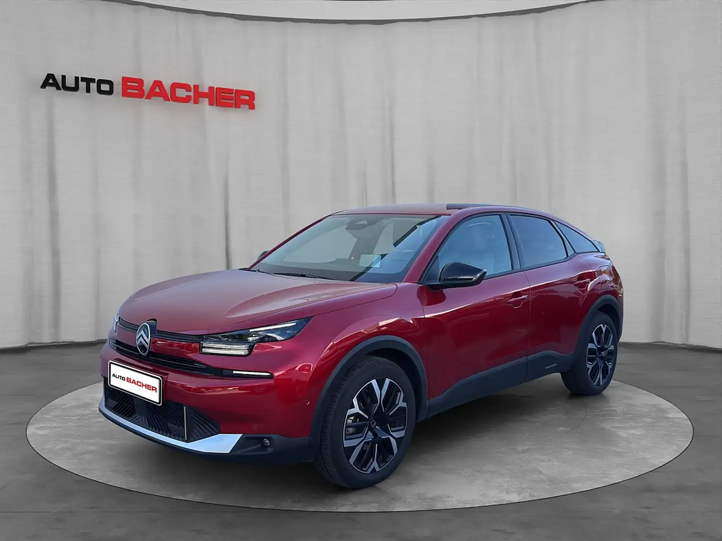 Citroen C4 Hybrid 136 ë-DSC6 MAX Rouge - 1