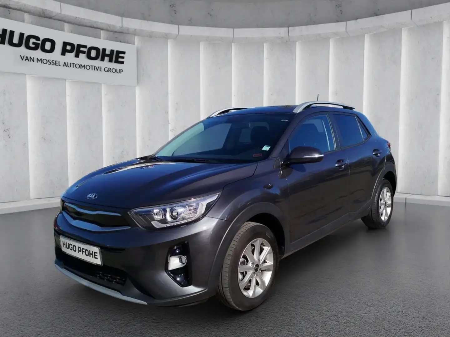 Kia Stonic Vision 1.2 Navi SHZ LM KlimaA PDC Grau - 1