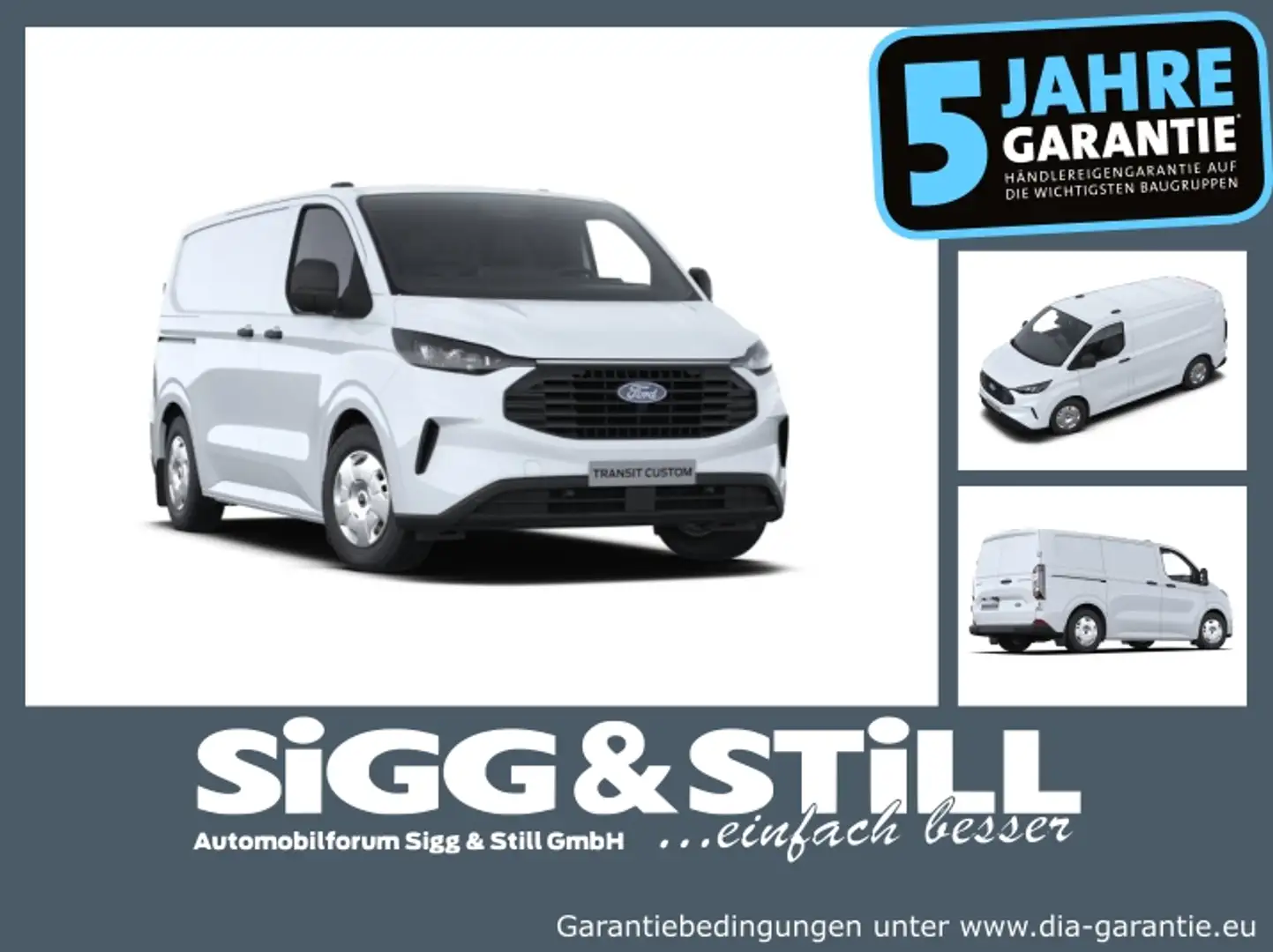 Ford Transit Custom Kasten 280 L1 Trend PDC*ACC*LED Weiß - 1