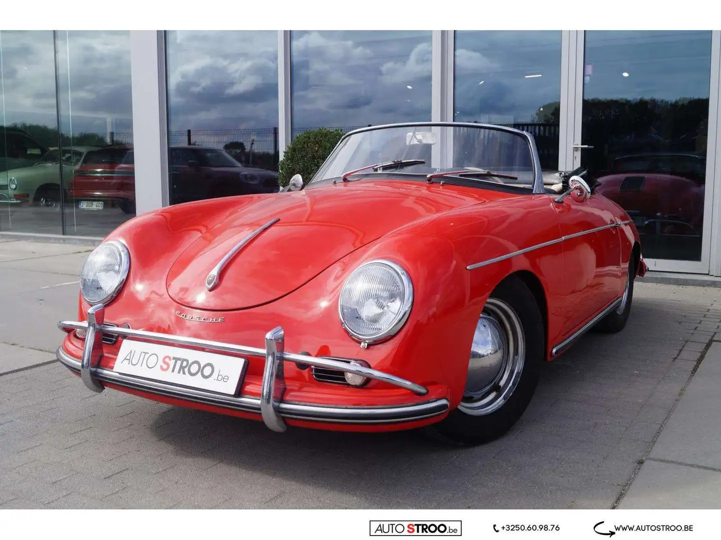 Porsche 356 Convertible D Rouge - 1